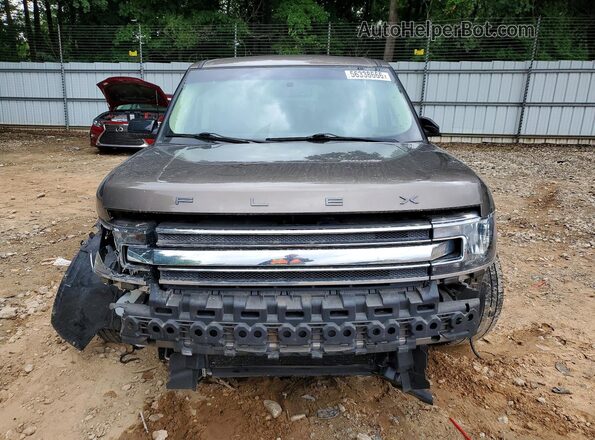 2FMGK5C89KBA13138 2019 FORD FLEX Gray Widok z przodu