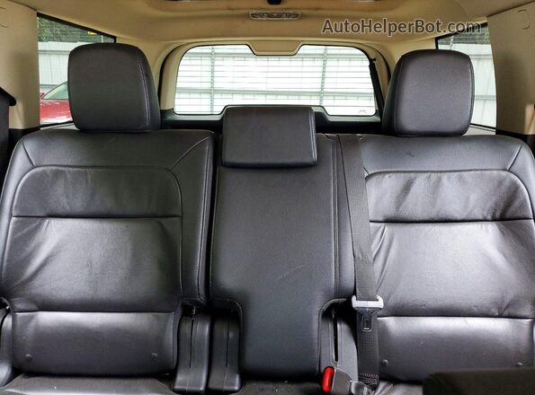 2FMGK5C89KBA13138 2019 FORD FLEX Gray Widok tylnych siedzeń
