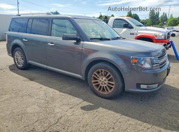 2FMGK5C8XGBA21384 2016 FORD FLEX Gray Առջևի աջ