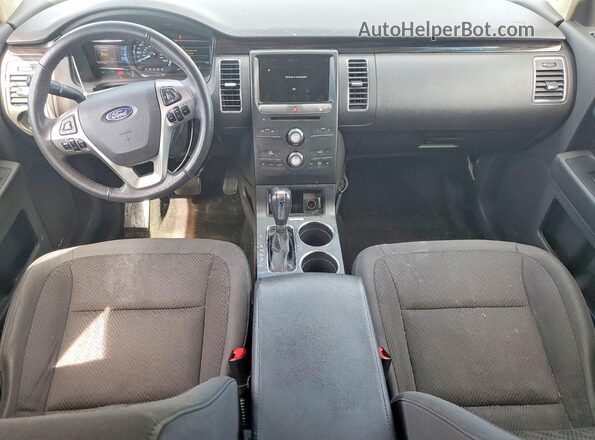 2FMGK5C8XGBA21384 2016 FORD FLEX Gray Առջևի վահանակի տեսք