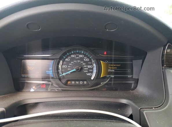 2FMGK5C8XGBA21384 2016 FORD FLEX Gray Սարքավորումների վահանակի տեսք