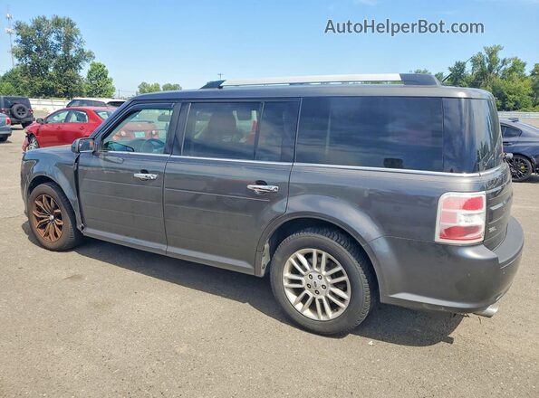 2FMGK5C8XGBA21384 2016 FORD FLEX Gray Հետևի ձախ