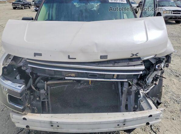 2FMGK5C8XJBA03376 2018 FORD FLEX White უკანა სალონის ხედი