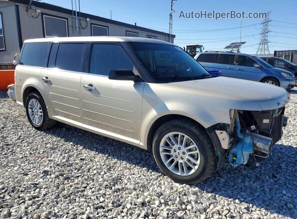 2FMGK5C8XJBA09176 2018 FORD FLEX Tan Front right