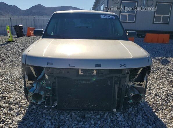 2FMGK5C8XJBA09176 2018 FORD FLEX Tan Front view