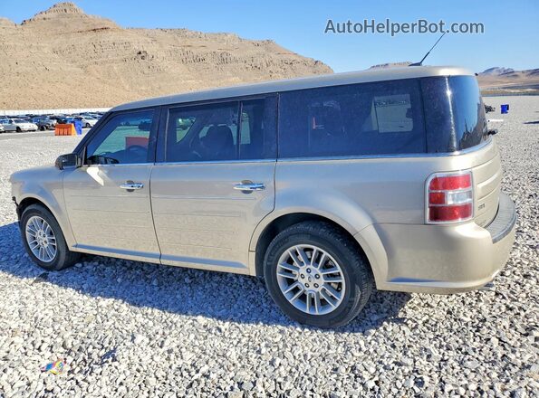 2FMGK5C8XJBA09176 2018 FORD FLEX Tan Rear left