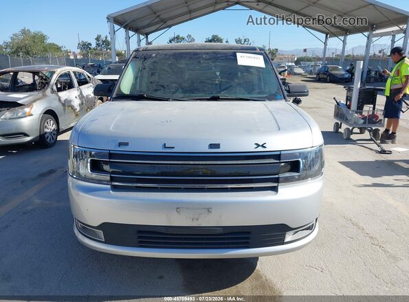 2FMGK5C8XKBA13262 2019 FORD FLEX Silver Вид щитка приладів