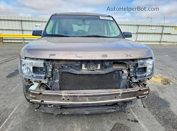2FMGK5C8XKBA16775 2019 FORD FLEX Brown Դիմացի տեսք