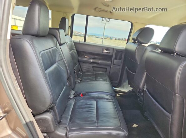 2FMGK5C8XKBA16775 2019 FORD FLEX Brown Հետևի նստատեղերի տեսք