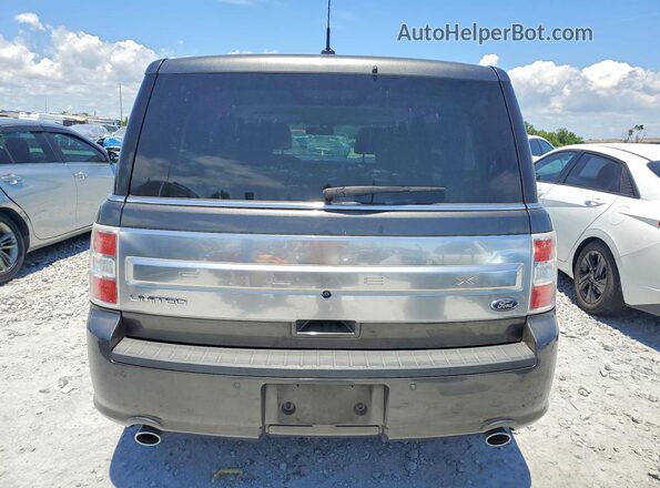2FMGK5D81GBA23894 2016 FORD FLEX Gray Widok z tyłu