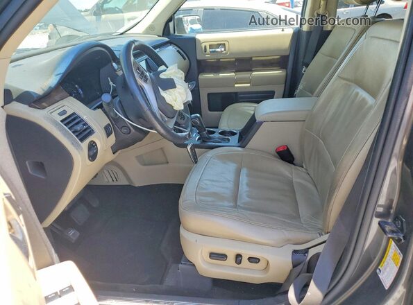 2FMGK5D81GBA23894 2016 FORD FLEX Gray Widok wnętrza z przodu