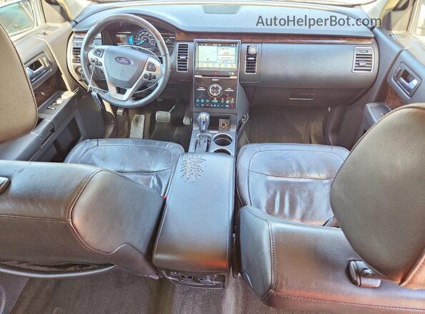 2FMGK5D81JBA13289 2018 FORD FLEX Black Առջևի վահանակի տեսք