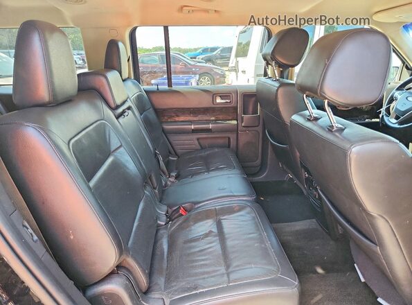 2FMGK5D81JBA13289 2018 FORD FLEX Black Սալոնի հետևի տեսք