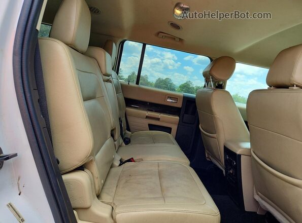 2FMGK5D82KBA34962 2019 FORD FLEX White Widok tylnych siedzeń