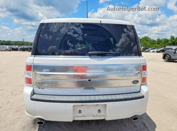 2FMGK5D82KBA34962 2019 FORD FLEX White Widok z tyłu