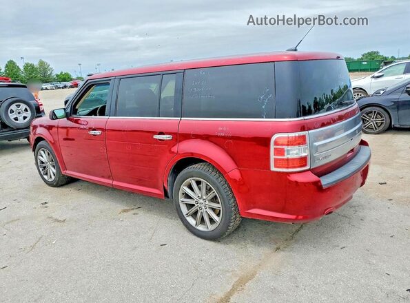 2FMGK5D83KBA08418 2019 FORD FLEX Красный Задняя левая четверть