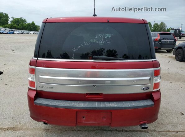 2FMGK5D83KBA08418 2019 FORD FLEX Красный Вид сзади