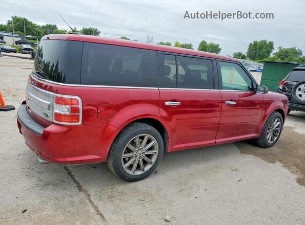 2FMGK5D83KBA08418 2019 FORD FLEX Красный Задняя правая четверть