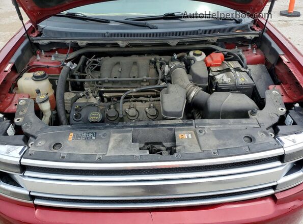 2FMGK5D83KBA08418 2019 FORD FLEX Красный Вид задней части салона