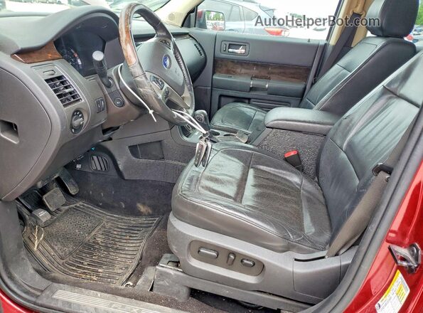 2FMGK5D83KBA08418 2019 FORD FLEX Красный Вид салона спереди