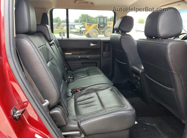 2FMGK5D83KBA08418 2019 FORD FLEX Красный Вид задних сидений