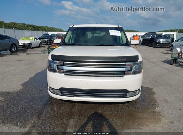 2FMGK5D84GBA15532 2016 FORD FLEX White Vista del cuadro de instrumentos