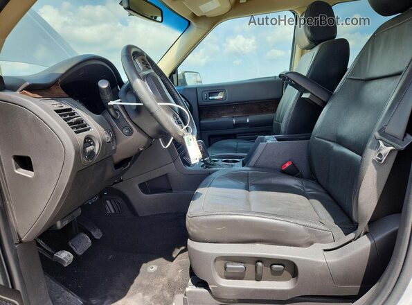 2FMGK5D85KBA06265 2019 FORD FLEX Серебряный Вид салона спереди
