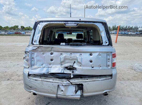 2FMGK5D85KBA06265 2019 FORD FLEX Серебряный Вид сзади