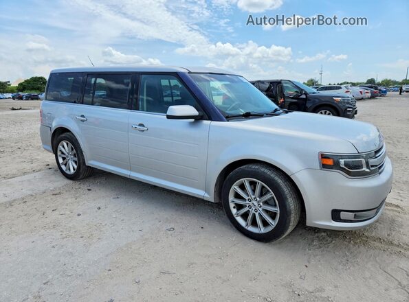 2FMGK5D85KBA06265 2019 FORD FLEX Серебряный Передняя правая четверть