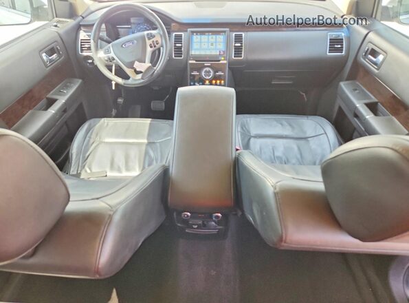 2FMGK5D85KBA06265 2019 FORD FLEX Серебряный Вид панели приборов