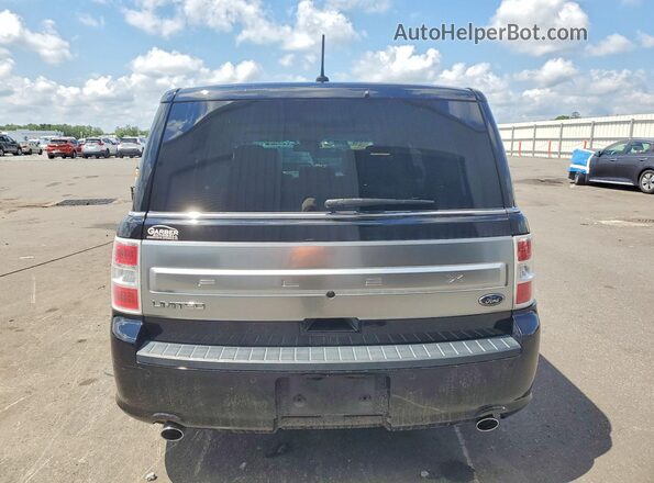 2FMGK5D87KBA30342 2019 FORD FLEX Black Вид ззаду