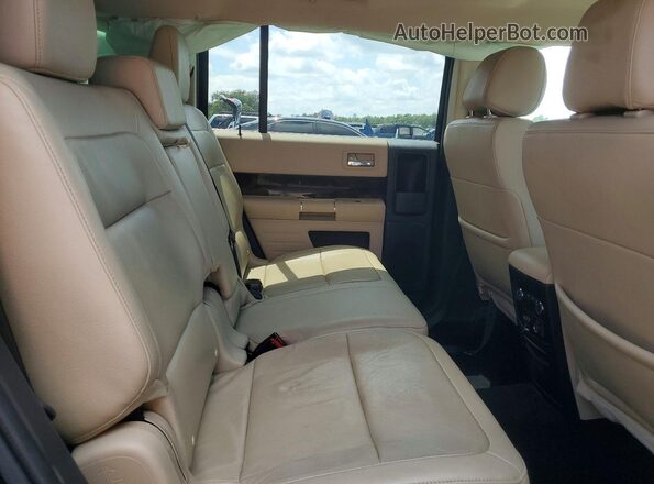 2FMGK5D87KBA30342 2019 FORD FLEX Black Вид задньої частини салону