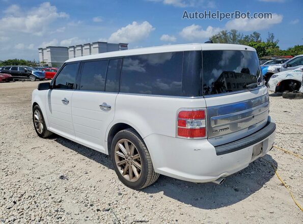 2FMGK5D88HBA00582 2017 FORD FLEX White Rear left