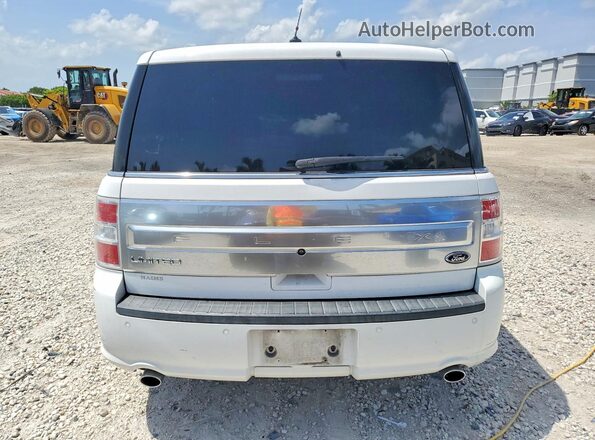 2FMGK5D88HBA00582 2017 FORD FLEX White Rear view