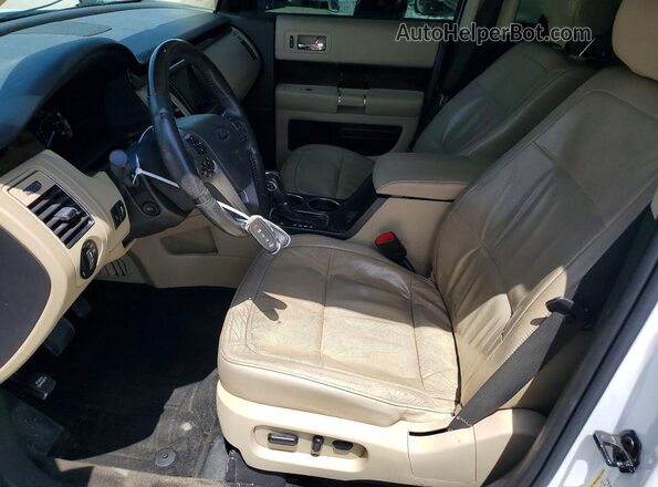 2FMGK5D88HBA00582 2017 FORD FLEX White Front interior view