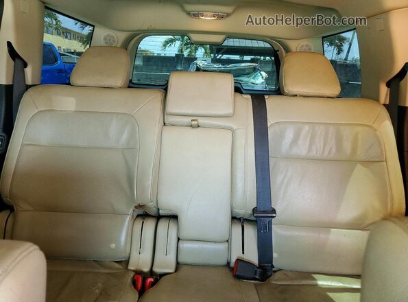 2FMGK5D88HBA00582 2017 FORD FLEX White Rear seats view