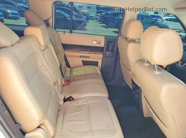 2FMGK5D88HBA00582 2017 FORD FLEX White Rear interior view
