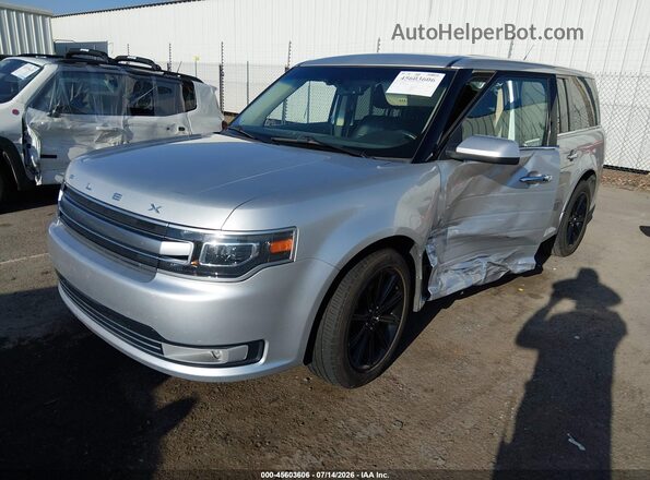 2FMGK5D8XKBA10487 2019 FORD FLEX Silver Передня ліва чверть