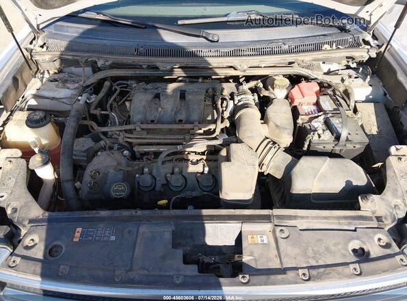 2FMGK5D8XKBA10487 2019 FORD FLEX Silver Вид ззаду