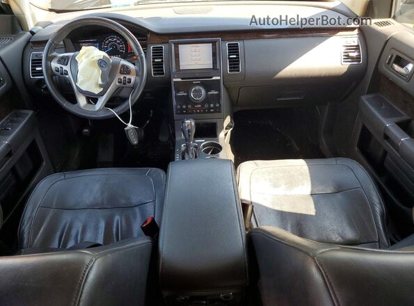 2FMGK5D8XKBA32358 2019 FORD FLEX Black Առջևի վահանակի տեսք