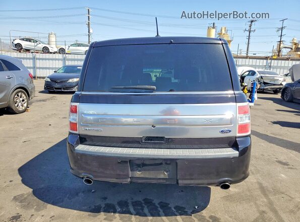 2FMGK5D8XKBA32358 2019 FORD FLEX Black Հետևի տեսք