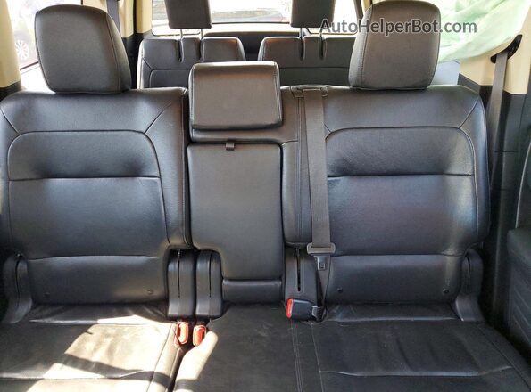 2FMGK5D8XKBA32358 2019 FORD FLEX Black Հետևի նստատեղերի տեսք