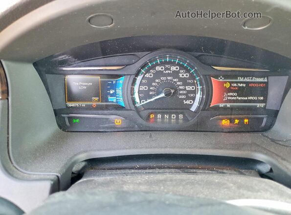 2FMGK5D8XKBA32358 2019 FORD FLEX Black Սարքավորումների վահանակի տեսք