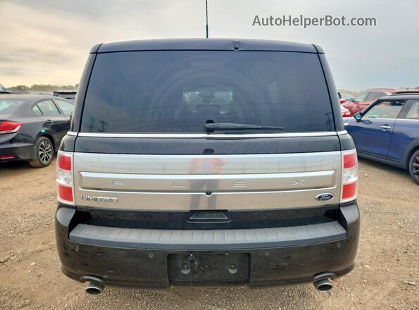 2FMGK5D8XKBA34904 2019 FORD FLEX Черный Вид сзади