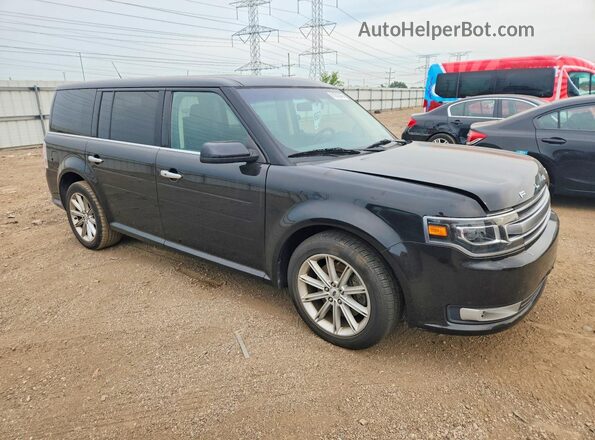 2FMGK5D8XKBA34904 2019 FORD FLEX Черный Передняя правая четверть