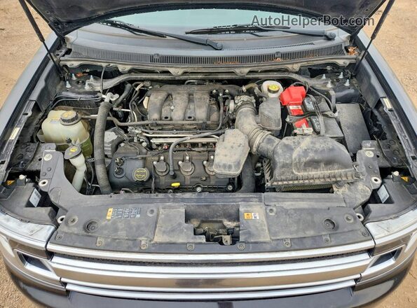 2FMGK5D8XKBA34904 2019 FORD FLEX Черный Вид задней части салона