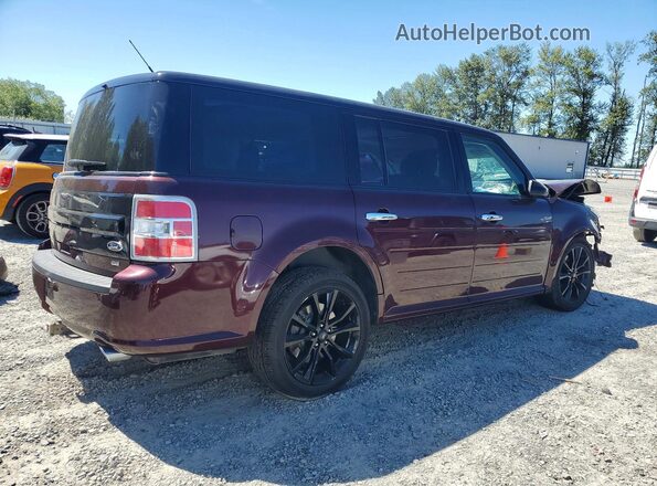 2FMHK6C80KBA12731 2019 FORD FLEX Burgundy უკანა მარჯვენა