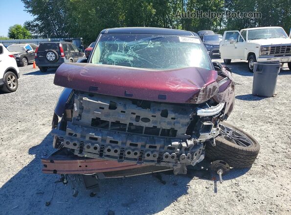 2FMHK6C80KBA12731 2019 FORD FLEX Burgundy წინა ხედი