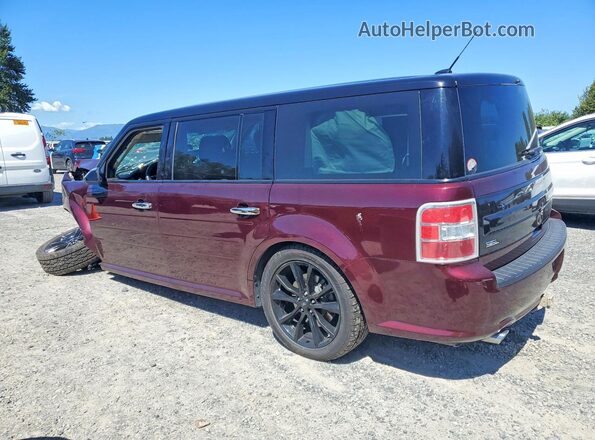 2FMHK6C80KBA12731 2019 FORD FLEX Burgundy უკანა მარცხენა