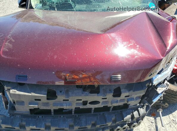 2FMHK6C80KBA12731 2019 FORD FLEX Burgundy ძრავის განყოფილების ხედი